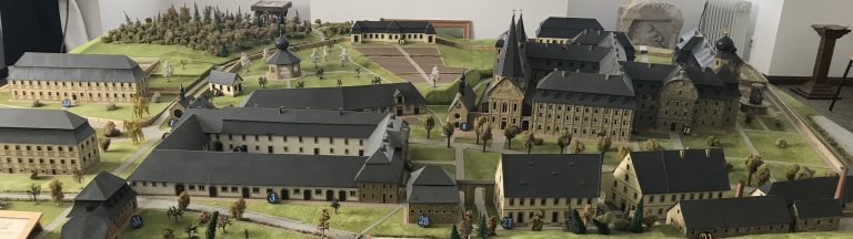 Grossansicht in neuem Fenster: Modell Kloster Langheim - Panorama
