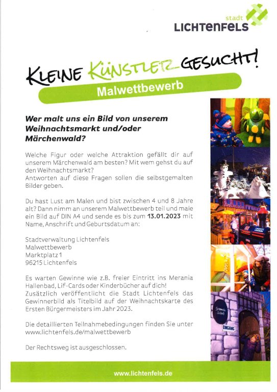 Malwettbewerb - Kleine Künstler gesucht!